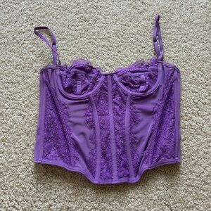 Urban Outfitters Vibrant Purple Bustier